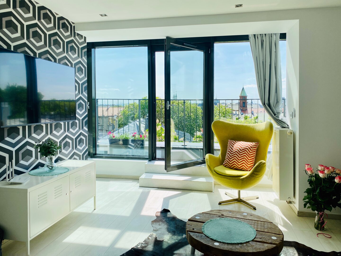 Apartament z Parkingiem, Panoramicznym Widokiem i Dużym Balkonem Angel City 42m² - A4 Apartament z Parkingiem, Panoramicznym Widokiem i Dużym Balkonem Angel City 42m² - A4